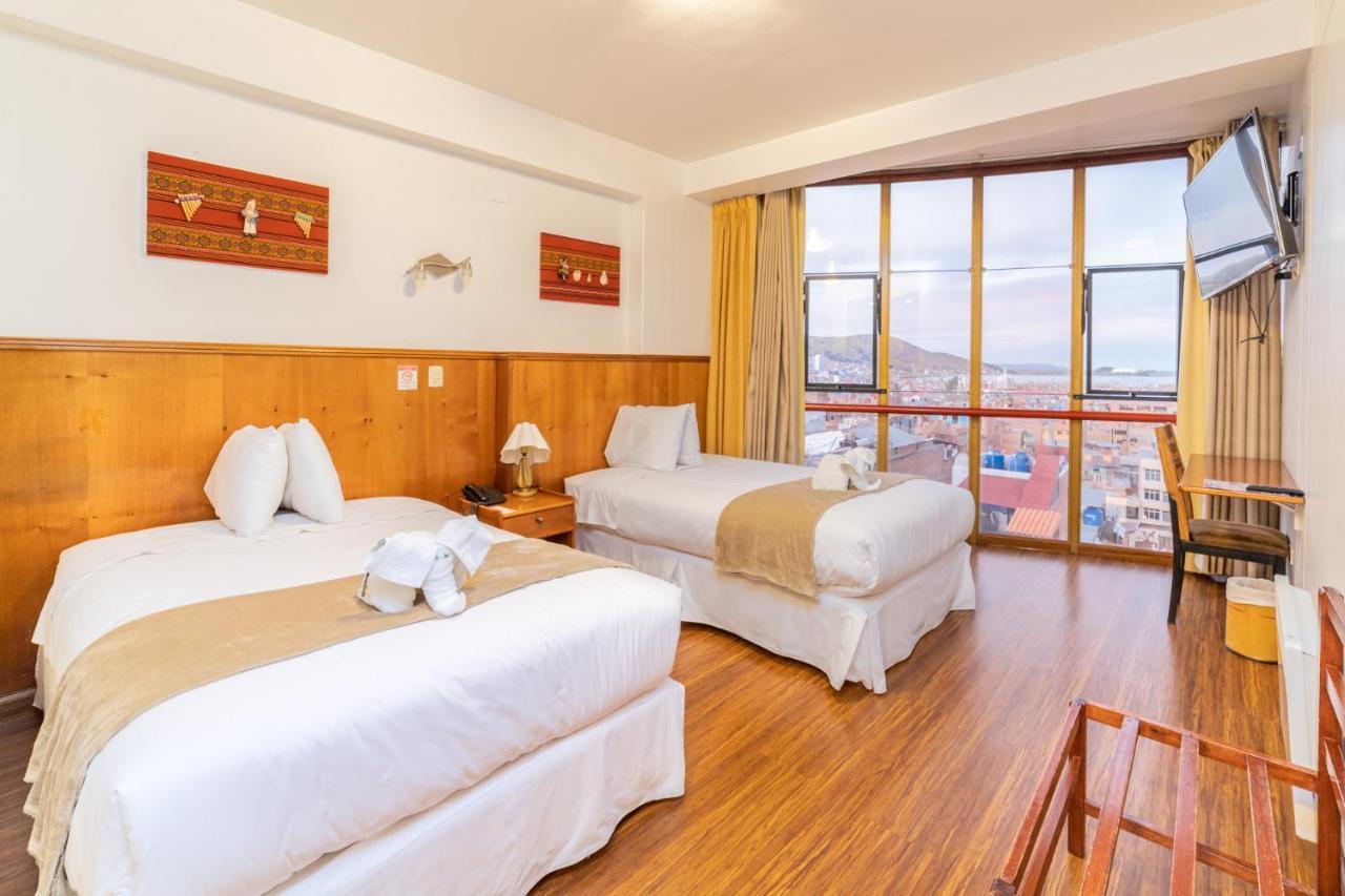 Hotel Qalasaya Puno Esterno foto